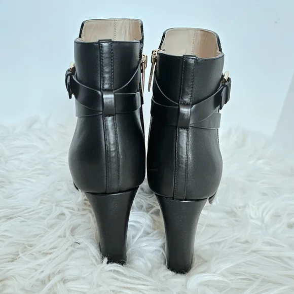 NEW L'AGENCE Francine Elegant Pointed Toe Black Ankle Boots 9.5